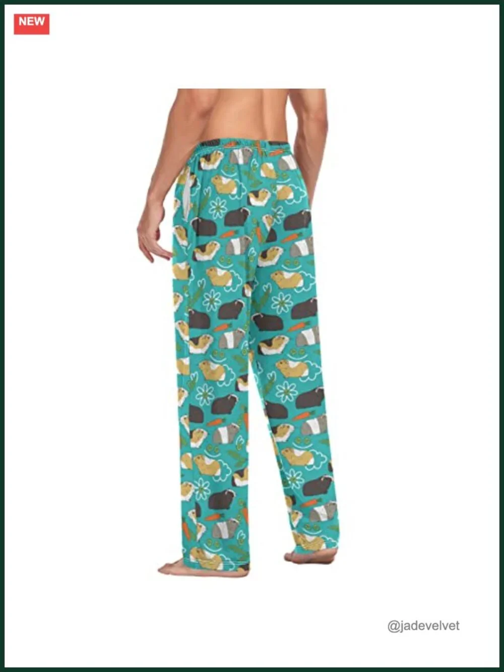 Men's Pajama Pants with Pockets Sleep Lounge Bottoms